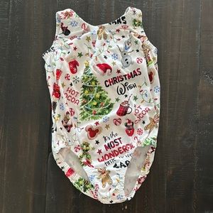 Child Christmas Gymnastics Leo